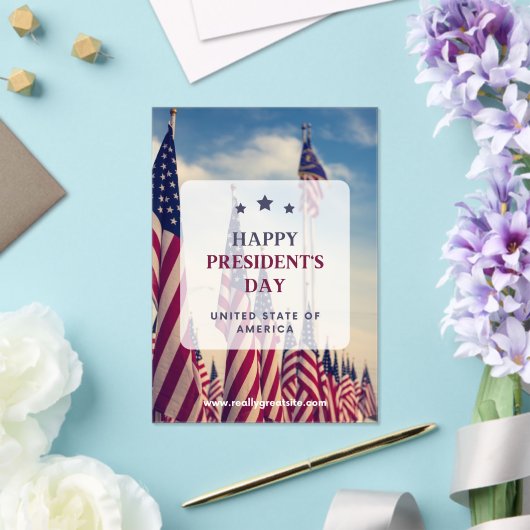 #HappyPresident'sDayUSAcrylicInvitation Acryl Uitnodigingen (Insitu (Huwelijk))