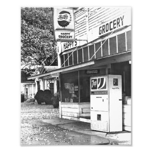 Happy's Grocery Store, Ottawa, Kansas 1970 Foto Afdruk