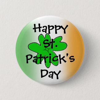 HappySt. Patrick's Day Ronde Button 5,7 Cm