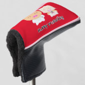 HappyWedding Golfheadcover (3/4 voorkant)