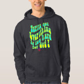 HappyWorkT BLIJKT DAT ALLES TE MOEILIJK IS VOOR GO Hoodie (Voorkant)