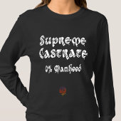 HappyWorkT SUPREME CASTRATE CHRISTELIJK FEMINIST T-shirt