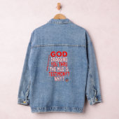 HAPPYWorkT WAAROM WORDT ER BRUTAAL GETUIGENIS GESL Denim Jacket (Hangar)