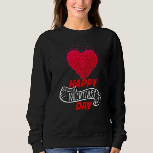 Hapy Valentijnsdag Matching Trui (Voorkant)