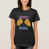 Hapybara - Grappige capybara T-shirt (Voorkant)