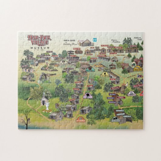 Har-Ber Village 4 Custom Puzzle Legpuzzel (Horizontaal)