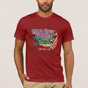 Har-Ber Village met vlag T-shirt 2