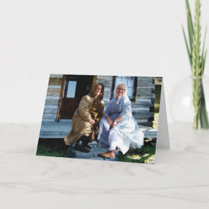 Har-Ber Village Pioneer femmes Carte de voeux 15c