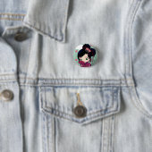 Harajuku Girl Ayaka Ronde Button 3,2 Cm (In situ)