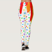 Harajuku Rainbow met gekleurde Leggings (Achterkant)