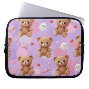 Harajuku Style: Teddyberen en geesten van Natasha Laptop Sleeve