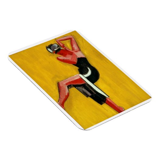 Harald Giersing, Dancer on Yellow Background, 1920 Magneet (Rechterzijde)