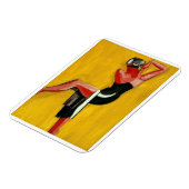 Harald Giersing, Dancer on Yellow Background, 1920 Magneet (Linkerzijde)