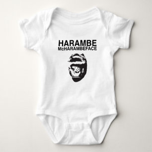 Harambe McHarambeface Romper
