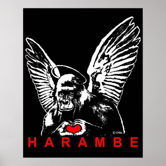 Harambe Poster (Voorkant)