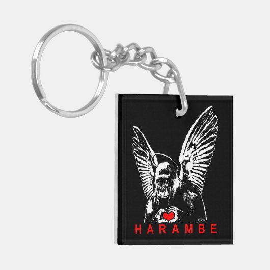 Harambe Sleutelhanger (Voorkant Links)