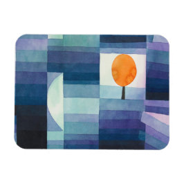 Harbinger of autumn abstract watercolor Paul Klee Magneet