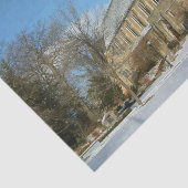 Harbison Chapel in Winter in Grove City College Tissuepapier (Detail)