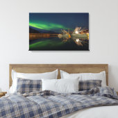 Harbor Aurora Canvas Afdruk (Insitu (Slaapkamer))