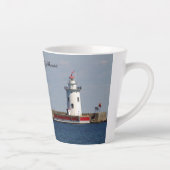 Harbor Beach Lighthouse latte mug (Droite)