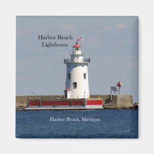 Harbor Beach Lighthouse magnet Magneet