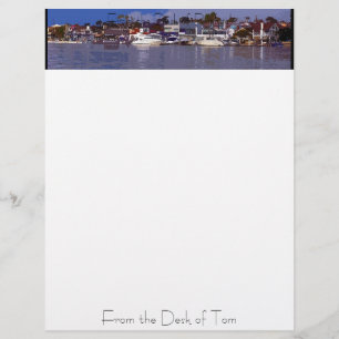 Harbor Boats Personalized Letterhead