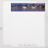 Harbor Boats Personalized Letterhead (Voorkant / Achterkant)