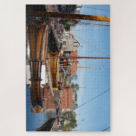 Harbor, Dutch village Legpuzzel (Verticaal)