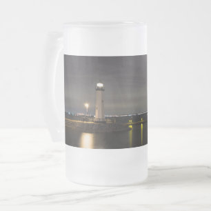 Harbor Rockwall Lighthouse Frosted Mug