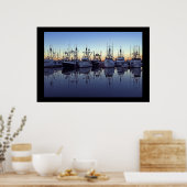 Harbor Sunrise Poster (Keuken)