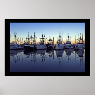 Harbor Sunrise Poster