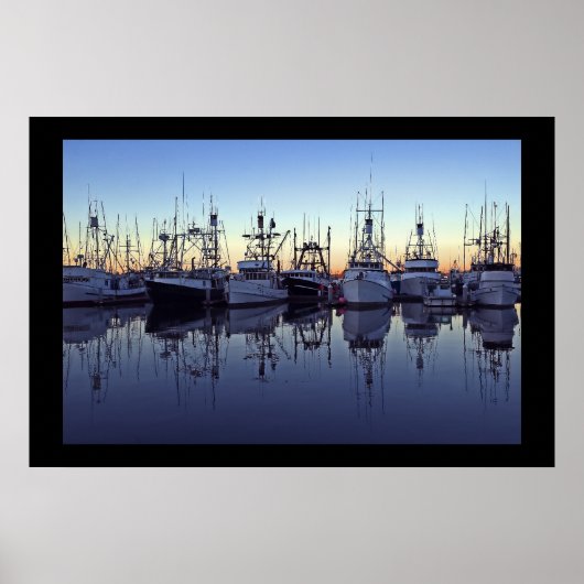 Harbor Sunrise Poster (Voorkant)