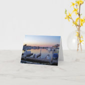 Harbor Sunset Notecards Kaart (Gele Bloem)
