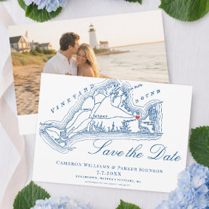 Harbor View Hotel Huwelijk Martha's Vineyard Save The Date