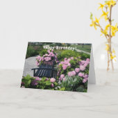 "Harborside Park" Bonne carte d'anniversaire (Fleur jaune)