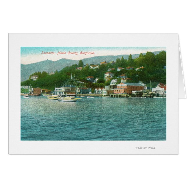 Harborview met jachten en zeilboten (Voorkant Horizontaal)