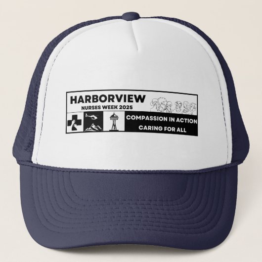 Harborview Nurses Week 2025 Casquette de baseball (Devant)