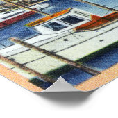 Harborview van de Waterfront Poster (Hoek)