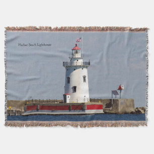 Harbour Beach Lighthouse jetez une couverture