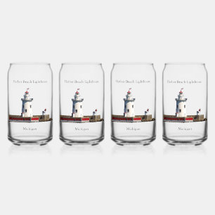 Harbour Beach Lighthouse peut verre