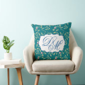 Harbour Blue Wedding Keepsake Throw Pillow Kussen (Stoel)