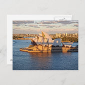 Harbour Bridge Shadow op het Sydney Opera House Briefkaart (Voorkant / Achterkant)