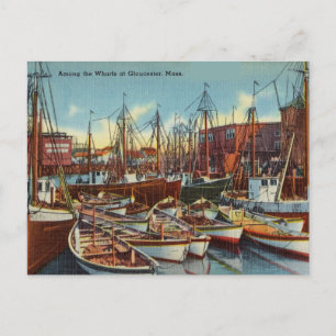 Harbour Gloucester, Massachusetts Briefkaart