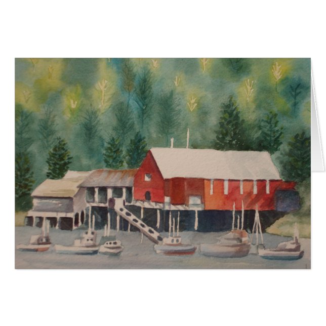 Harbour in Alaska (Voorkant Horizontaal)