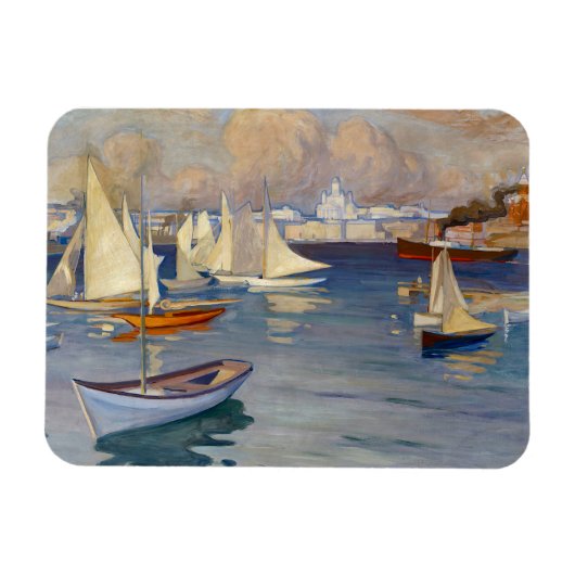 Harbour in Helsinki, Albert Edelfelt Magneet (Horizontaal)