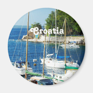 Harbour in Kroatië Magneet