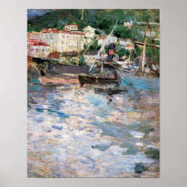 Harbour in Nice Poster