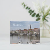 Harbour in Spring, Middelburg, Nederland Briefkaart (Staand voorkant)