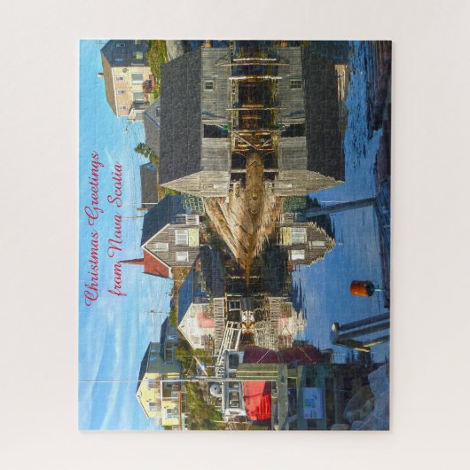 Harbour-instelling Nova Scotia Legpuzzel (Verticaal)