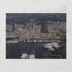 Harbour, Monte Carlo, French Riviera, Cote d' 4 Briefkaart